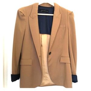 Zara camel blazer S